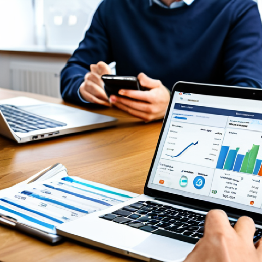 개인 재무 관리의 기본 원칙 - Budgeting and Tracking Expenses**
"A person using a budgeting app on their phone while sitting at a...