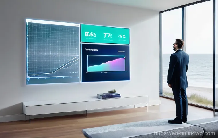 금융 데이터 시각화를 통한 이해 증진 - **Prompt:** A diverse young professional in a bright, modern home office setting, seated comfortably... 금융 데이터 시각화를 통한 이해 증진 - **Prompt:** A diverse young professional in a bright, modern home office setting, seated comfortably...